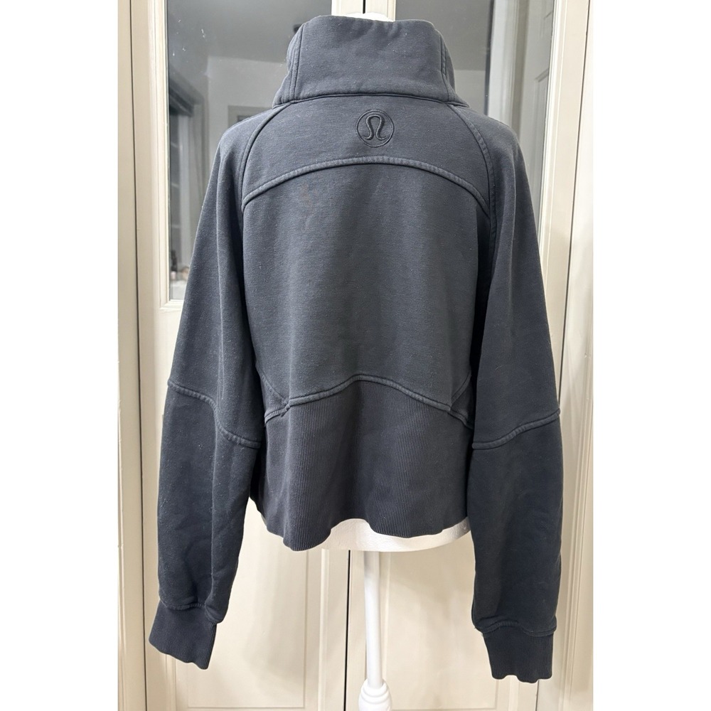 Lululemon Scuba Oversized Funnel-Neck Half Zip Size 8 Black